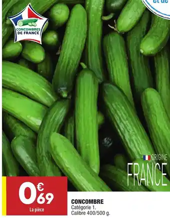 ALDI Concombre offre