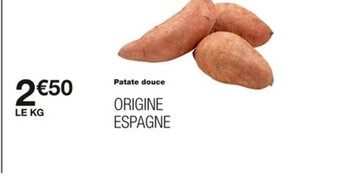 Monoprix Patate Douce offre