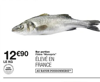 Monoprix Bar Portion offre