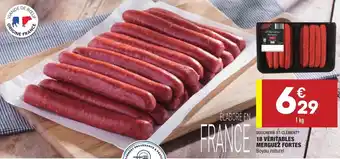 ALDI 18 Véritables merguez fortes offre
