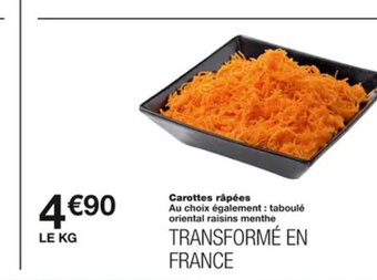 Monoprix Carottes Rapees offre