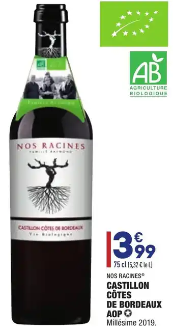 ALDI Castillon Côtes de Bordeaux AOP offre