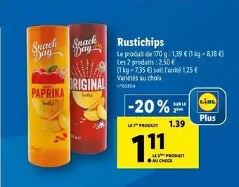 Lidl Rustichips snack day offre