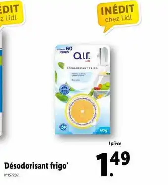 Désodorisant frigo air.