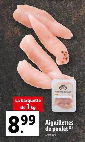 Lidl Aiguillettes de poulet offre