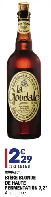 ALDI Bière blonde de haute Fermentation offre