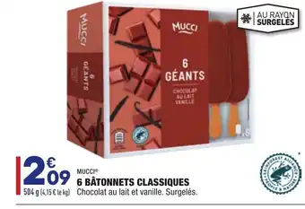 ALDI 6 Bâtonnets Classique offre