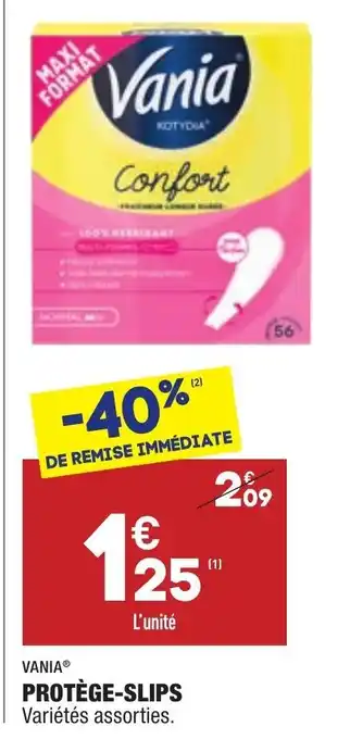ALDI Protège-Slips offre
