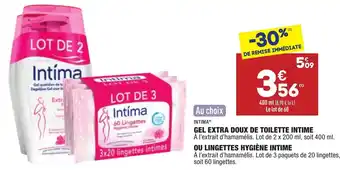 ALDI Gel Extra doux de Toilette Intime offre