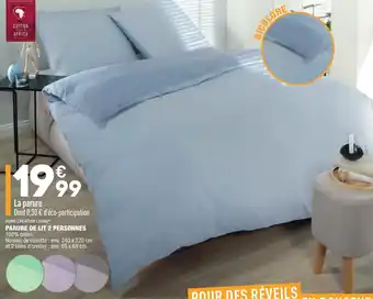 ALDI Parure de lit 2 Personnes offre