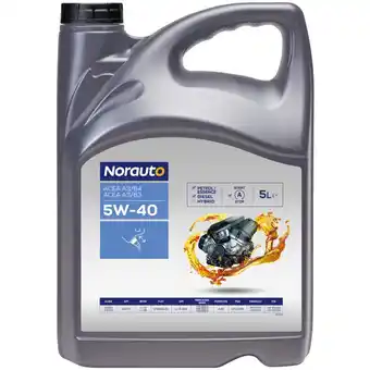 Norauto huile moteur norauto 5w40 5l