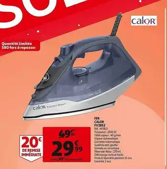 Auchan Fer calor fv2852 offre