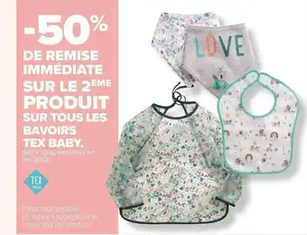 Carrefour Bavoirs tex baby offre