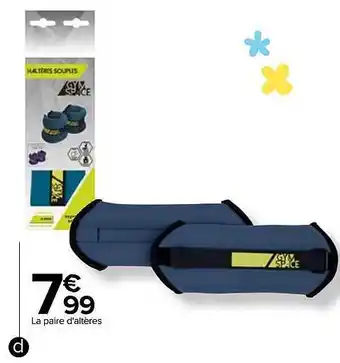 Carrefour La paire d'altères offre