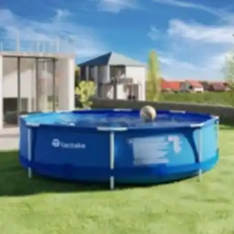 E.Leclerc Brico Tectake piscine tubulaire ronde ø 300 x 76 cm - bleu offre