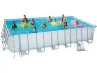 Piscine tubulaire ludo 3 - 5.49 x 2.74 x 1.32 m - filtration à sable 4.1 m3/h