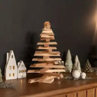 Sapin de noël en bois 40 cm