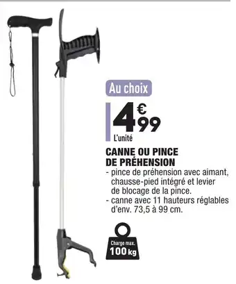 ALDI Canne Ou Pince De Préhension offre