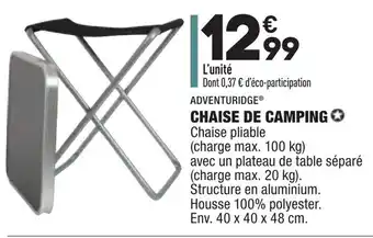 ALDI Chaise De Camping offre