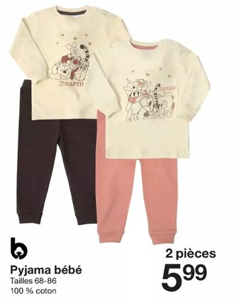 Zeeman Pyjama bébé offre