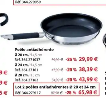 Mathon Poêle antiadhérente offre