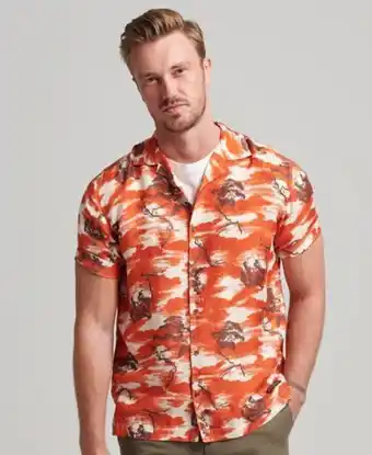 Chemise à manches courtes revere