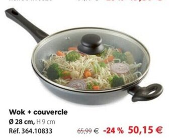 Mathon Wok +Couvercle offre