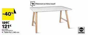 BUT Table lto l. 140 cm offre