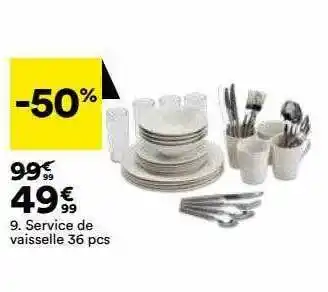 BUT Service de vaisselle 36 pcs offre
