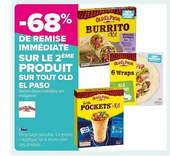 Carrefour Market Old el paso offre