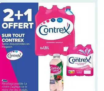 Carrefour Market Contrex offre