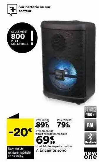 BUT Enceinte sono offre