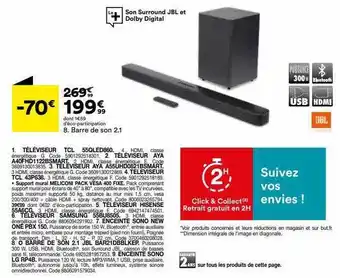 BUT Barre de son 2.1 jbl offre