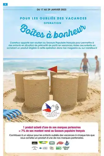 Carrefour Market Opération boîtes à bonheur offre