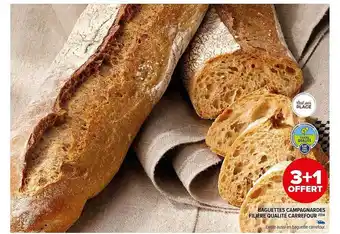 Carrefour Market Baguettes campagnardes filière qualité carrefour offre