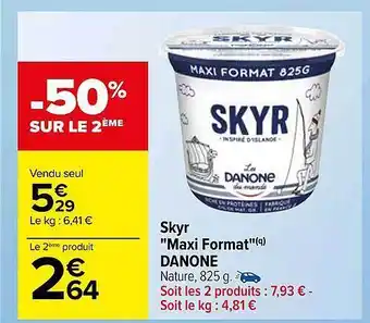 Carrefour Skyr offre