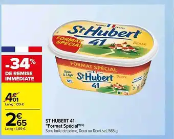 Carrefour St hubert 41 offre