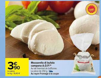 Carrefour Mozzarella di bufala campana a.o.p. offre