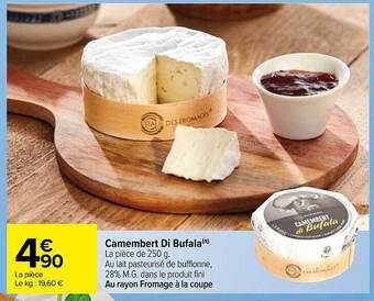 Carrefour Camembert di bufala offre
