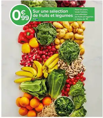 Carrefour Fruits et légumes offre
