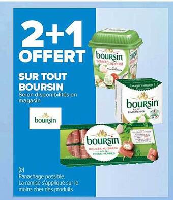 Carrefour Boursin offre
