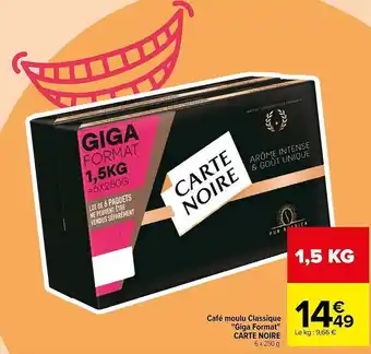 Carrefour Café moulu classique offre