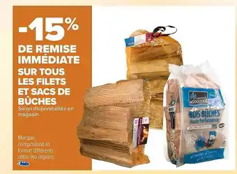 Filets et sacs de bûches filets et sacs de bûches