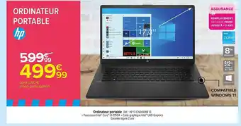 Carrefour Ordinateur portable hp offre