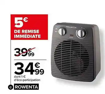 Carrefour Rowenta offre
