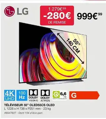 Téléviseur 55