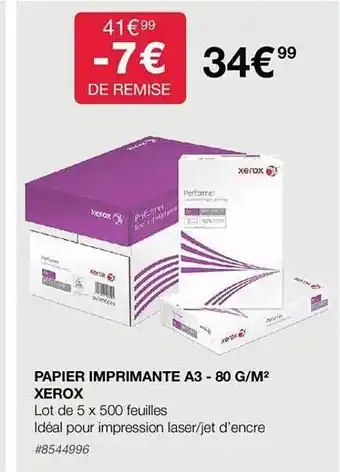 Papier imprimante a3 - 80 g-m² xerox