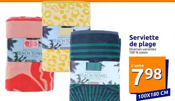 Action Serviette De Plage offre