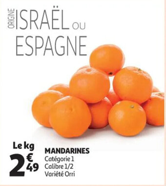 Auchan Supermarché Mandarines offre
