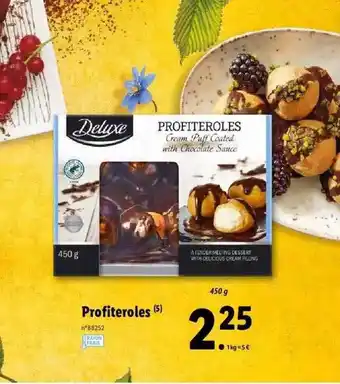 Lidl Profiteroles Deluxe offre